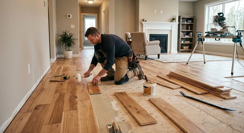 Engineered Wood Installation in Hudson, MA