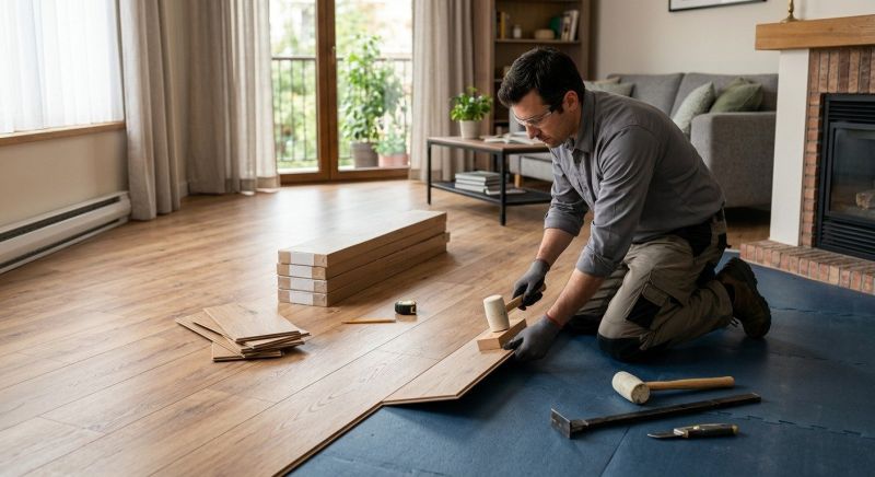 Laminate Floor Installation in Hyde Park, MA