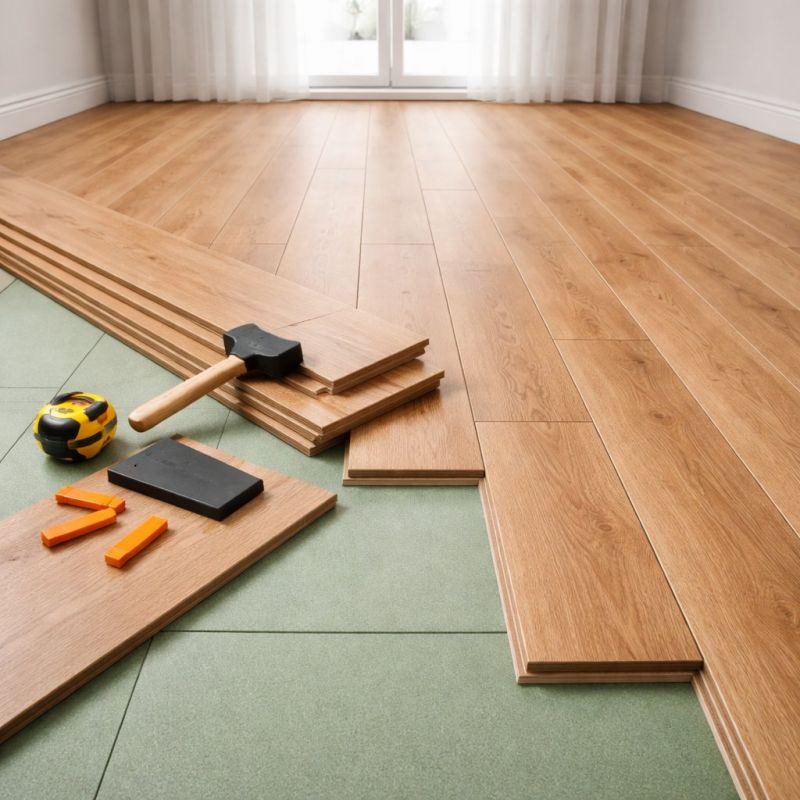 Laminate Floor Installation in Newton, MA