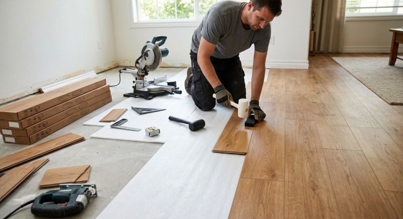 Laminate Floor Installation in West Newton, MA