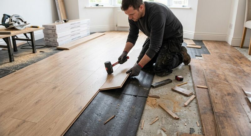 Laminate Floor Replacement in Holden, MA