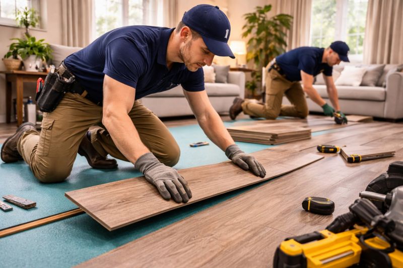 Laminate Floor Replacement in Hudson, MA