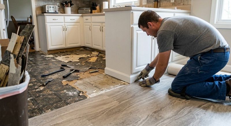 Linoleum Floor Installation in Ashby, MA