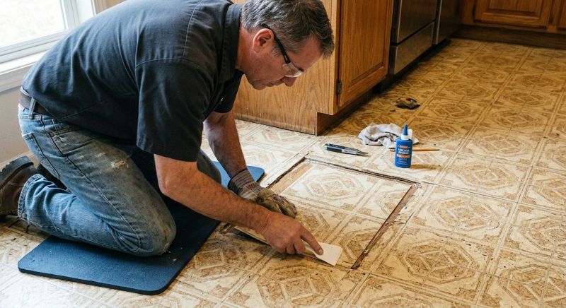 Linoleum Floor Installation in Dracut, MA