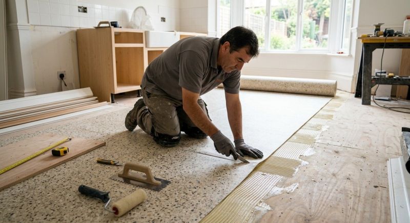 Linoleum Floor Installation in Holden, MA