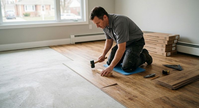 Linoleum Floor Installation in Worcester County, MA