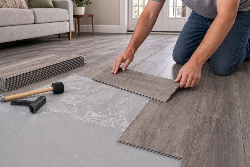 Luxury Vinyl Tile Installation in Hudson, MA