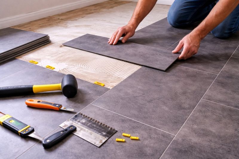 Luxury Vinyl Tile Installation in Natick, MA
