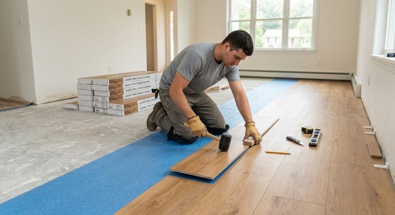 Lvt Flooring Installation in Holden, MA