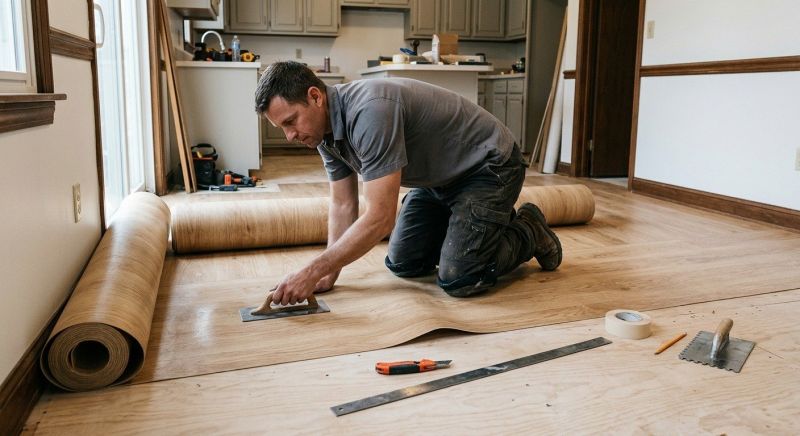 Sheet Flooring Installation in Carlisle, MA