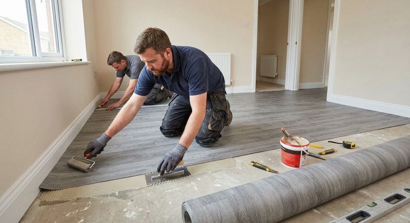 Sheet Flooring Installation in Groton, MA