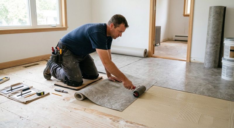 Sheet Flooring Installation in Lowell, MA