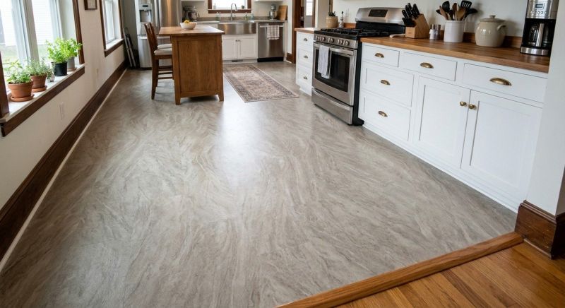 Sheet Linoleum Installation in Lunenburg, MA