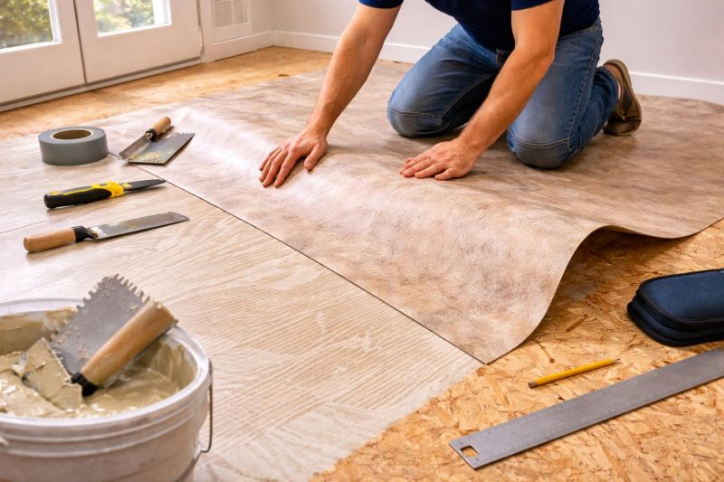 Sheet Vinyl Installation in Medway, MA