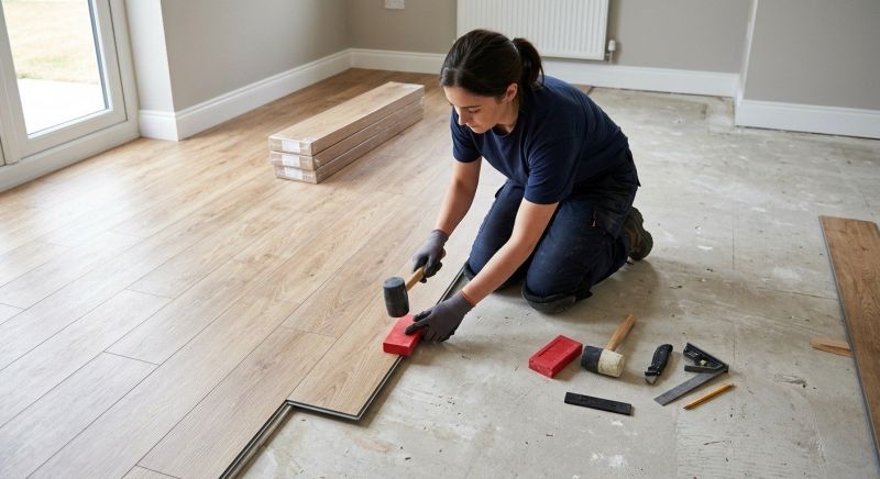 Vinyl Plank Floor Installation in Hudson, MA