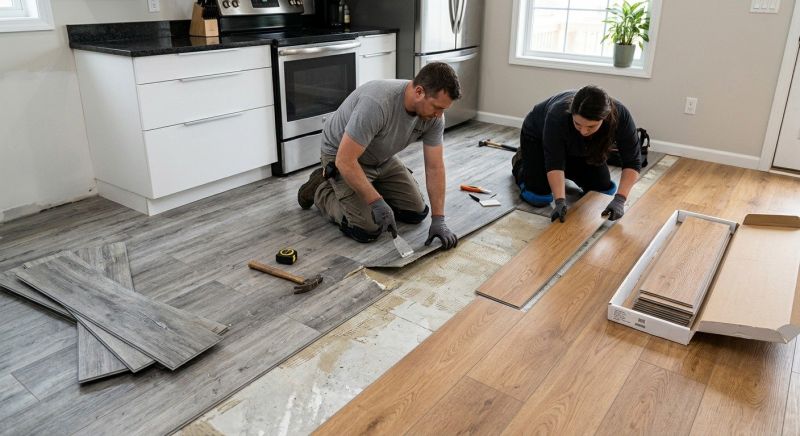 Vinyl Tile Replacement in Hudson, MA