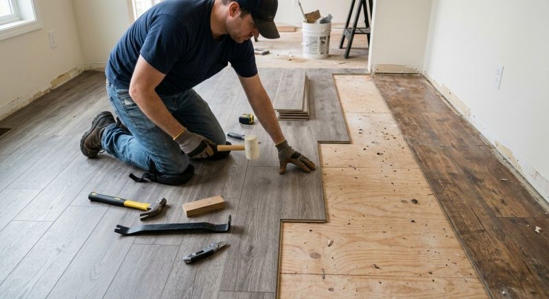Laminate Floor Replacement in Westminster, MA