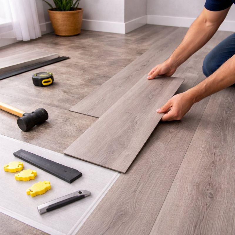 Luxury Vinyl Tile Installation in Norwood, MA